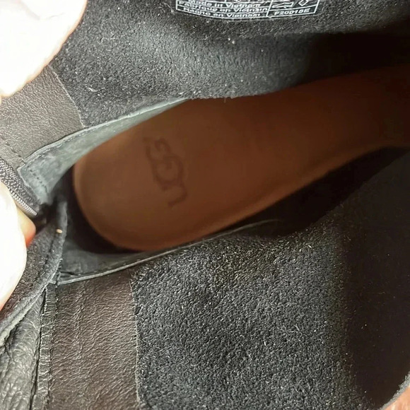 Black Ugg Bandara Suede Ankle Boot 10 - Picture 4 of 7